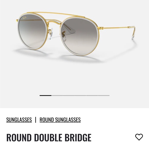 Ray-Ban Round Double Bridge Sunglasses - Picture 10 of 17